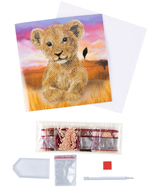 Lion Cub 18x18cm Card