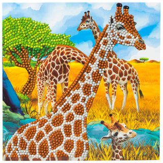 Gentle Giraffes 18x18cm Card