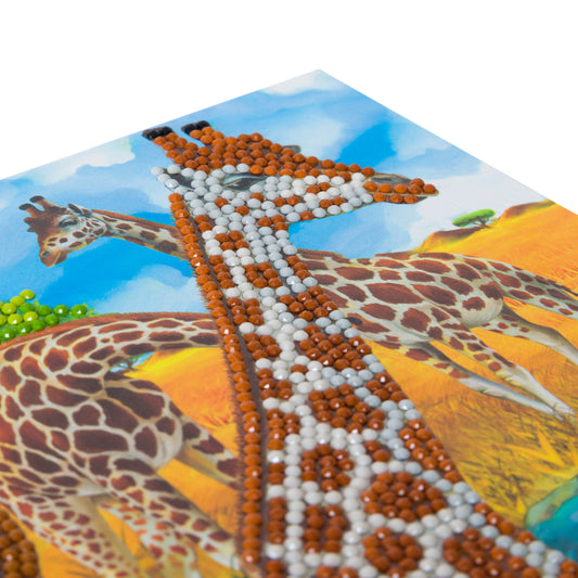 Gentle Giraffes 18x18cm Card