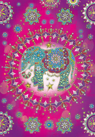 Elephant Fantasy Crystal Art notebook