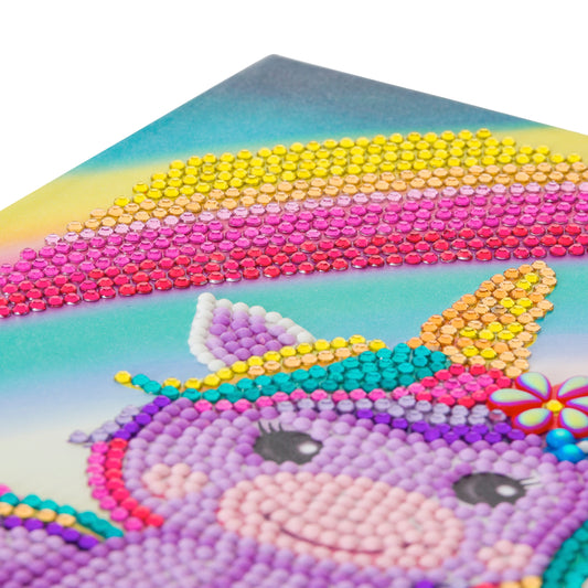 Unicorn smiles Crystal Art notebook