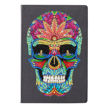 Skull Crystal Art notebook