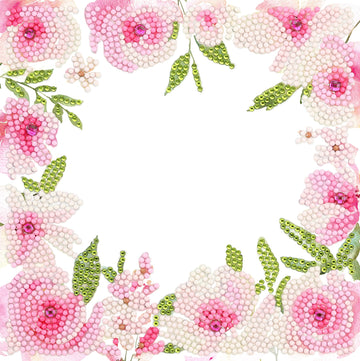 Floral Boarder 18x18cm Card