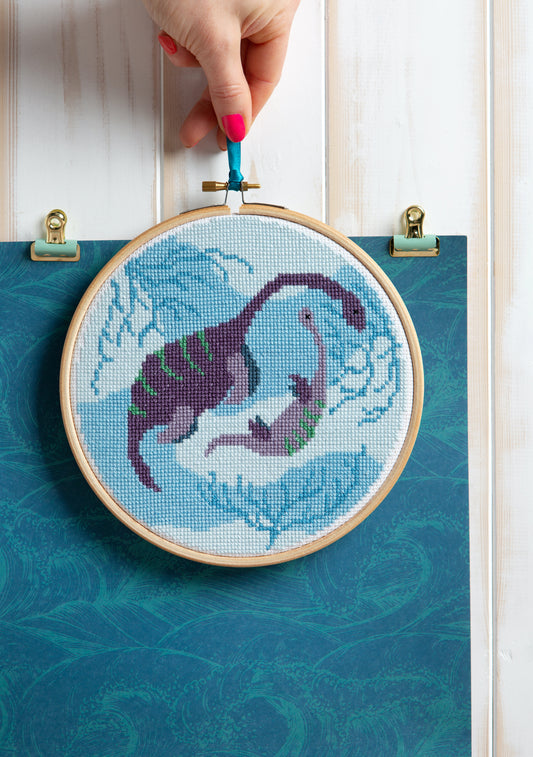 Plesiosaurus Cross Stich