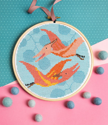 Pterodactyl Cross Stich