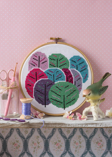 Spring Trees Cross Stich