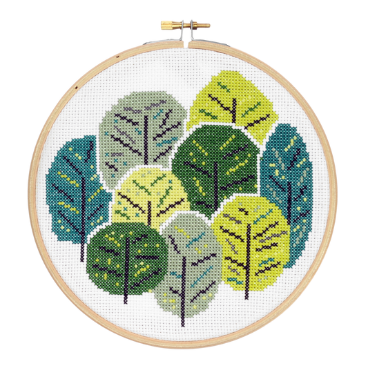 Summer Trees Cross Stich