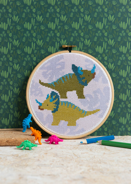 Triceratops Cross Stich